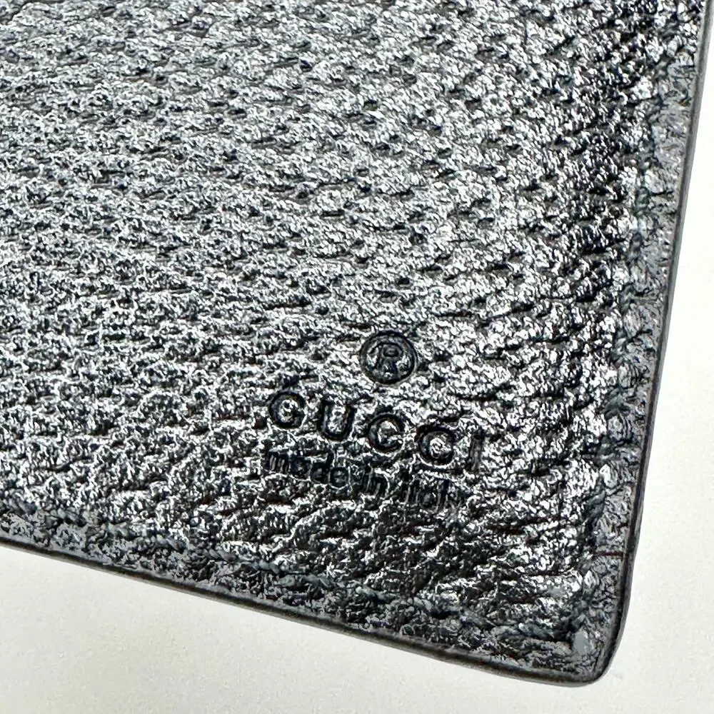 NIB Gucci Off the Grid GG Monogram Bifold Wallet Nylon Black A502